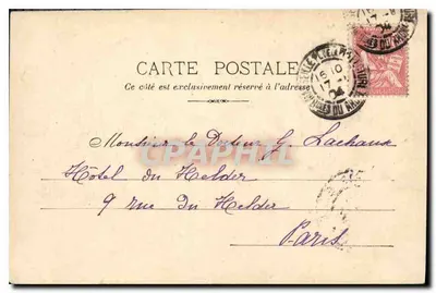 Marselha - O Palácio Longchamp - La Germaine — Verso