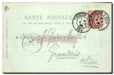 Marseille — Panorama pris de Notre-Dame de la Garde — LL. Éditeur LL. N° 2 — Verso