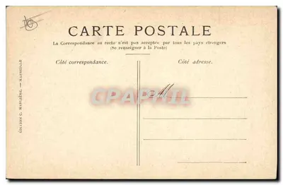Marseille — Algemene uitzicht (foto van de lift van Notre-Dame-de-la-Garde) — Uitgave C. Marseille, n°14 — Achterkant