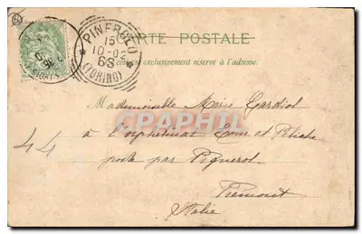 Notre-Dame de la Garde — Marsylia — Wydawca P. Vondinger, Marsylia — Rewers