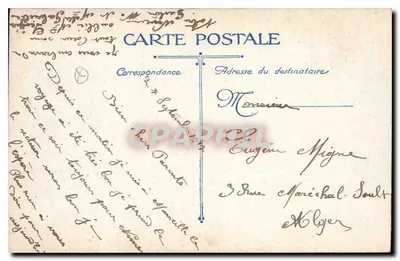 Marselha. O elevador de Notre-Dame de la Garde — editor não visível, n° de série 40 — Verso