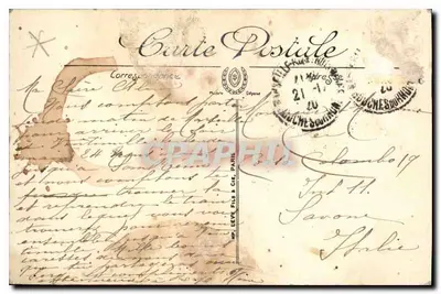 Marseille — Najświętsza Maryja Panny Obrony — LL. — Rewers