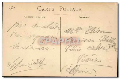 Marseille. Notre-Dame de la Garde PB. — Editor: Marseille, n° de série 3 — Verso