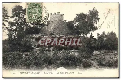 Fontainebleau — Las — Wieża Denecourt — LL.
