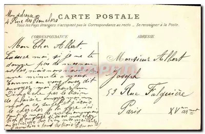 Ruínas do Ermitério de Franchard — Floresta de Fontainebleau — Editor S.P.R.L. n°218 — Verso