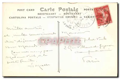 Catedral de Meaux — Monumento de Bossuet, por E. Dubois — n°119 — Verso