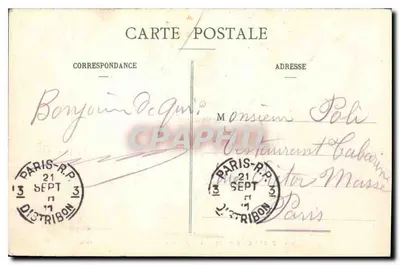 Las Fontainebleau — Antre de Vulcain (Rochers d'Avon) — Wydawca S. P. R. S. nr 112 — Rewers