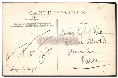Floresta de Fontainebleau — Long Rocher — Editor EID, n° 224 — Verso