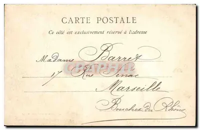 A Galeria de Francisco I — Fontainebleau — Hélio E. Le Détée, Paris — Verso