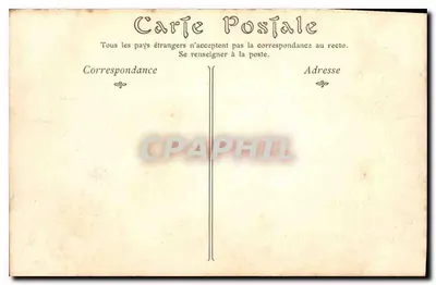 Pałac w Fontainebleau — Widok z parteru — ND Pheoi — Rewers