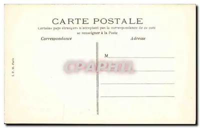 Floresta de Fontainebleau — La Roche Éponge — Ed. G. Dufour, Fontainebleau — Verso