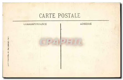 Floresta de Fontainebleau — O Restaurante de Franchard — N.G. — Verso