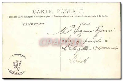 Fontainebleau — Pałac — Plac Abschiedu — LL. — Rewers