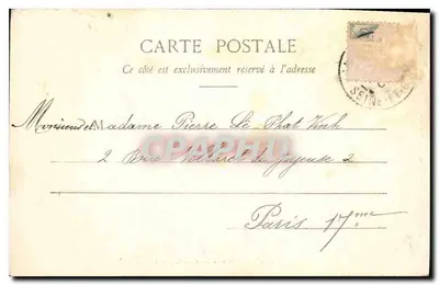 Park Versaillejski — Basen Neptuna — wydawca Mane Moreau, Versaille — Rewers
