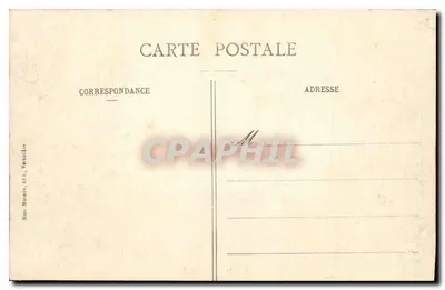 Park Wersaille — Basen Neptuna — wydawca Pani Moreau, d.d.l., Wersaille — Rewers