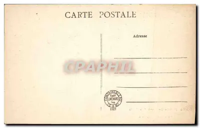 Palais de Fontainebleau — Cabinet de travail du Pape Pie VII — Collection Artistique n°64 — Rückseite