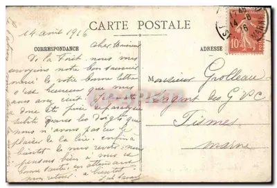 Las Fontainebleau — Belvédère Carnot (Rocher Cassepot) — n° 562 — Rewers