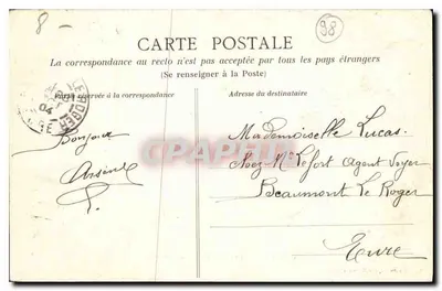 Versailles - Pałac widziany z tarasu — kolekcja Galerii Nowoczesnych, nr 73 — Rewers