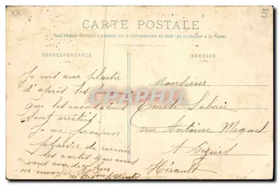 Parc de Versailles - Panorama — Mme Moreau, édit., Versailles — Verso