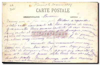 Chantilly — Wejście do Zamek — LL. — n° 54 — Rewers
