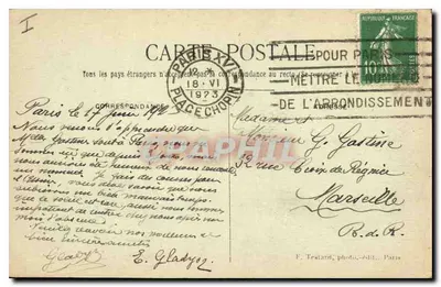 Vincennes — Porta de Entrada do Velho Forte (Antiga residência dos Reis da França) — E. M. n° 4577 — Verso