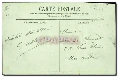 Lyon — Ogólny widok Terreaux, z restauracji Gay — LL. — n° 104 — Rewers
