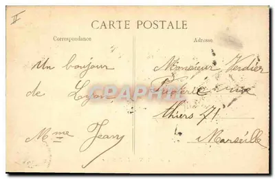LYON — Prefektura — Wydawca B.P.D. nr 1130 — Rewers