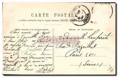 Lyon — Pomnik Carnota — wydawca nieznany, numer seryjny nie widoczny — Rewers