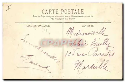 LYON — Place Carnot, Pomnik Republiki — Gare de Perrache — Rewers