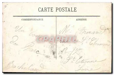 LYON — Monument Carnot — LL. — Wydawca LL, nr 38 — Rewers