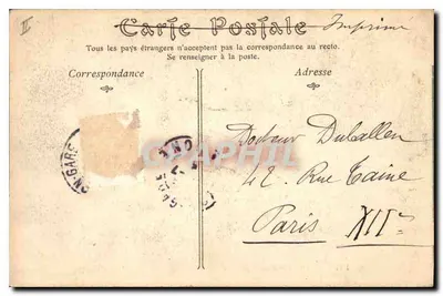LYON — La Place de la République — ND Piot, n° 252 — Verso