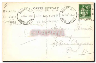 Chamonix-Mont-Blanc — Les Bossons — 752 — Rewers