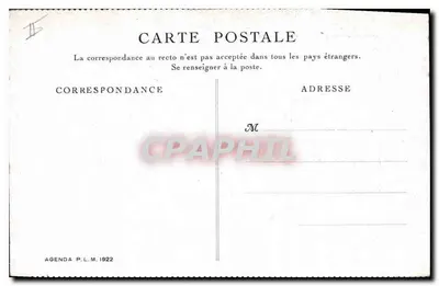 Savoia. Chamonix — La Mer de Glace vista dalla Flegère — Agenda P.L.M. 1922 — Verso