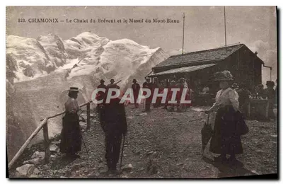 Chamonix — Chalet du Brévent i maszty Mont-Blanca — A. Charles, n°823
