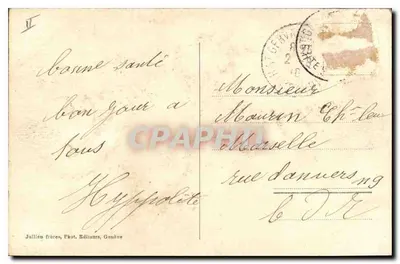 Chamonix — Przejście przez Morze Lodowe — J.J. 7803 — Rewers