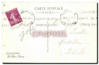 Chamonix — Jezioro Tines i Góra Blanc — 12101 — Rewers