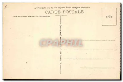 Chamonix-Mont-Blanc (Haute-Savoie) — Morze lodowe i Hotel Montenvers (Wys. 1931 m) — wydawca L. Portaux — Rewers