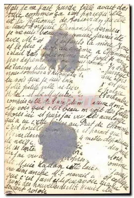 Aiguille du Dru e Ferrovia del Montenvers — Chamonix — J.J. 8554 — Verso
