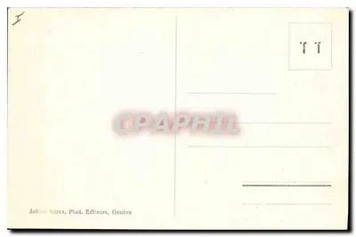 Chamonix i Mont-Blanc — J.J. 7719 — Bratowie Julien, Genewa — Rewers