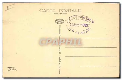 Chamonix — Montenvers — Morze lodowe (wys. 909 m.) — Cliché A. Juan, nr 25063C — Rewers