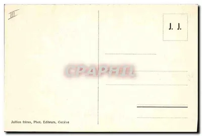 Chamonix i Mont-Blanc — widok panoramiczny — J. J. 7716 — Rewers