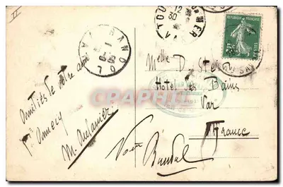 Chamonix — Morze lodowe i Hotel Montanvert (wys. 1921 m) — J.J. 93 — Rewers