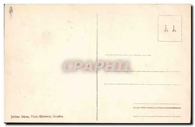 Aiguille du Dru i Kolej Montenvers — Chamonix — Jullian frères, Genewa, nr 8533 — Rewers