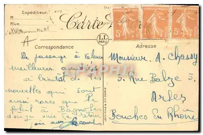 Valence — Widok z Granges — LL — Rewers