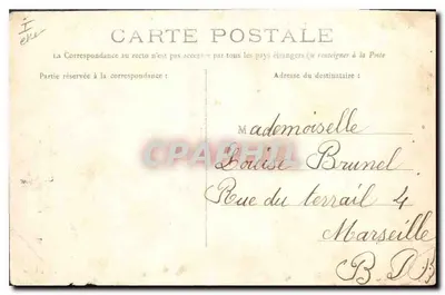 Malo-les-Bains — Place Turenne avec église et kiosque — Verso