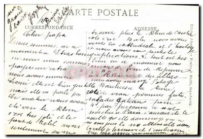 Strasbourg (Bas-Rhin) — Pałac Rohan i katedra — Wydawnictwo Albin Michel & Rech, Strasbourg — Rewers