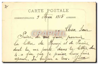 Valence — Belvédère w Parku Jouvet — Wydawnictwo J. Semayne — Rewers