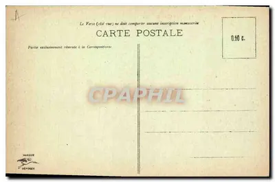 Gérardmer — Jezioro — karta pocztowa nr 75 — Rewers