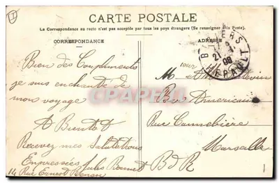 Béziers — Le Titane — wydawca A. Aybouville, nr 20 — Rewers