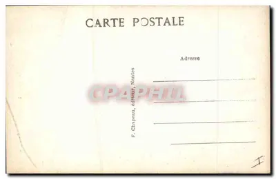 NANTES — La Porte Saint-Pierre — éditeur F. Chapeau, Nantes, n° 35 — Verso